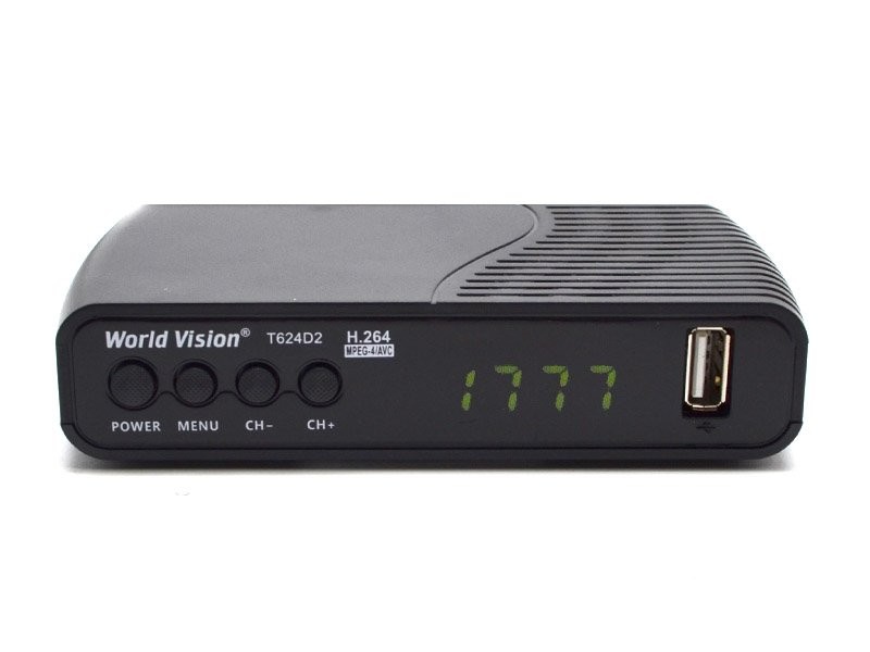 Цифровий приймач (ресівер) DVB-T2 World Vision T624